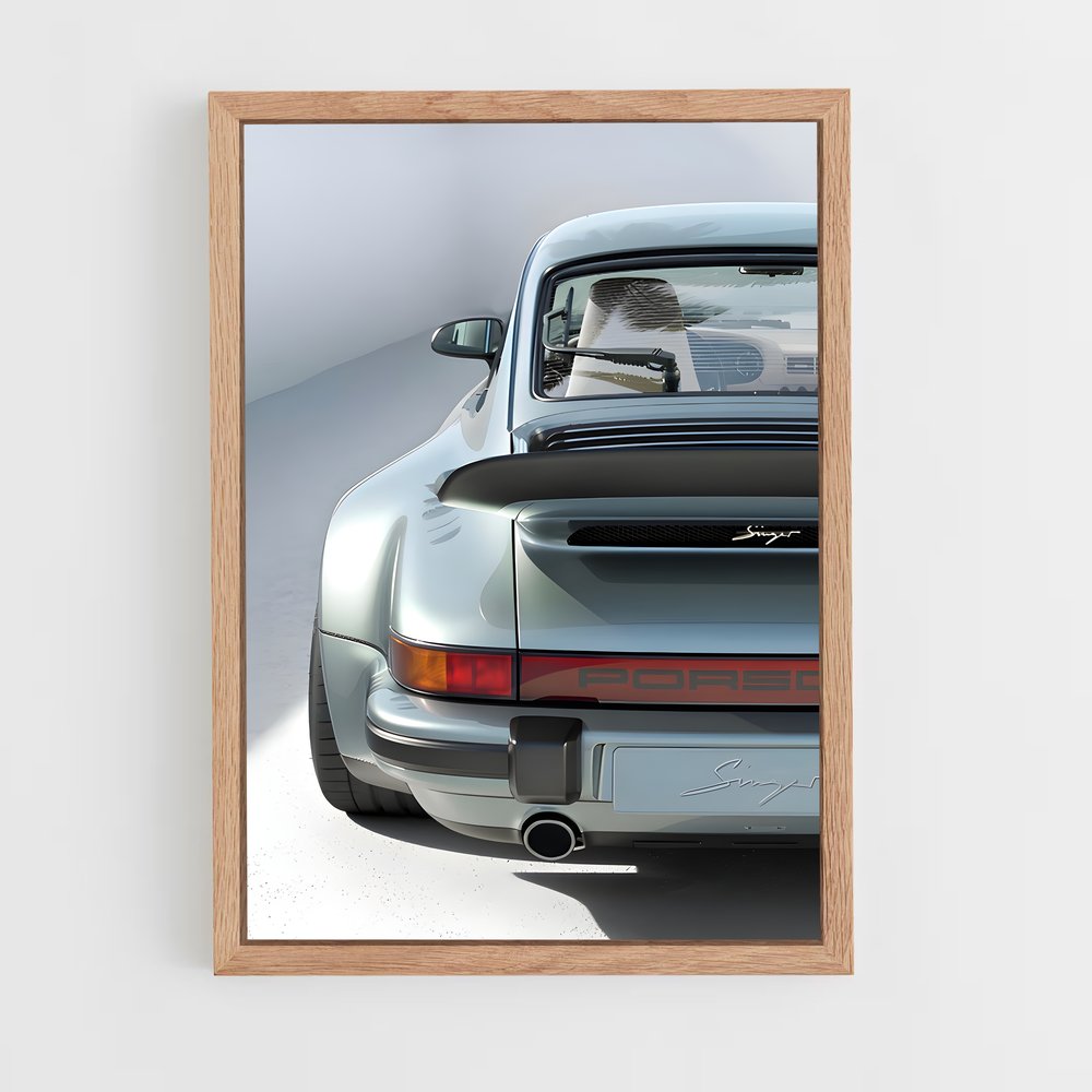 Poster Turbo Classique – affiche Porsche (vue 4)